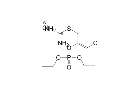 S-(2-DIETHOXYPHOSPHORYLOXY-3-CHLOROPROPEN-2-YL)ISOTHIURONIUM CHLORIDE