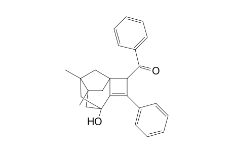 2-Benzoyl-7,10-dimethyl-3-phenyl tetracyclo[3.3.3.0(1,4).0(7,10)]undec-3-en-5-ol