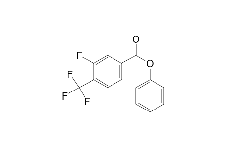 3-Fluoro-4-trifluoromethylbenzoic acid, phenyl ester