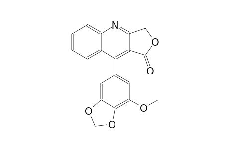 9-(7-Methoxy-1,3-benzodioxol-5-yl)furo[3,4-b]quinolin-1(3H)-one