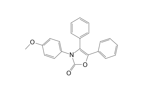 2(3H)-Oxazolone, 3-(4-methoxyphenyl)-4,5-diphenyl-