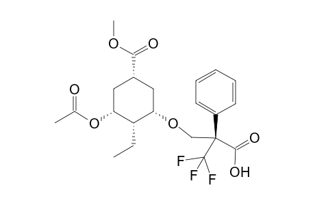 (+)-(1R,3S,4S,5R)-5-Acetoxy-3-hydroxy-4-ethyl-1-(methoxycarbonyl)cyclohexane (S)-MTPA ester