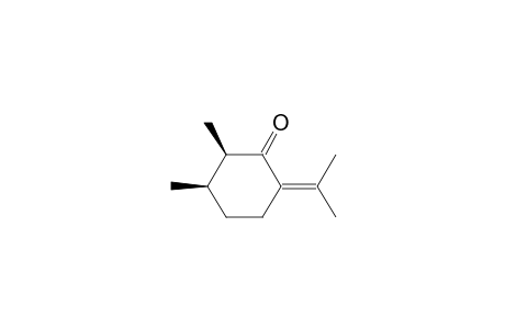 (2R,3R)-2,3-dimethyl-6-propan-2-ylidene-1-cyclohexanone