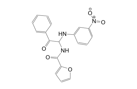 2-furancarboxamide, N-[1-[(3-nitrophenyl)amino]-2-oxo-2-phenylethyl]-