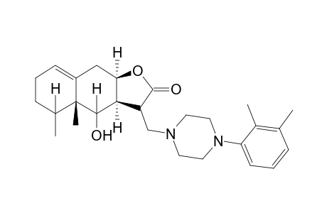 (3S,3aS,4S,4aR,5S,9aR)-3-{[4-(2,3-dimethylphenyl)-1-piperazinyl]methyl}-4-hydroxy-4a,5-dimethyl-3a,4,4a,5,6,7,9,9a-octahydronaphtho[2,3-b]furan-2(3H)-one