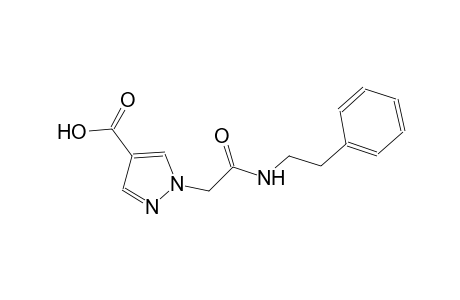 1H-pyrazole-4-carboxylic acid, 1-[2-oxo-2-[(2-phenylethyl)amino]ethyl]-