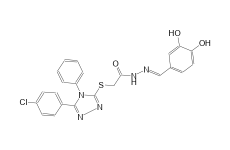 acetic acid, [[5-(4-chlorophenyl)-4-phenyl-4H-1,2,4-triazol-3-yl]thio]-, 2-[(E)-(3,4-dihydroxyphenyl)methylidene]hydrazide