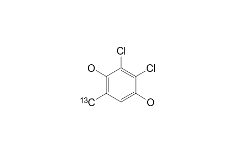 (5-CH3-C-13)-2,3-DICHLORO-5-METHYLBENZENE-1,4-DIOL