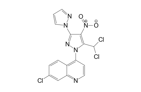 7-Chloro-4-(5'-(dichloromethyl)-4'-nitro-1'H-[1,3'-bipyrazol]-1'-yl)quinoline