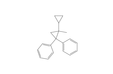 Benzene, 1,1'-(1-methyl[1,1'-bicyclopropyl]-2-ylidene)bis-