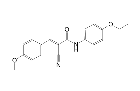 (2E)-2-cyano-N-(4-ethoxyphenyl)-3-(4-methoxyphenyl)-2-propenamide