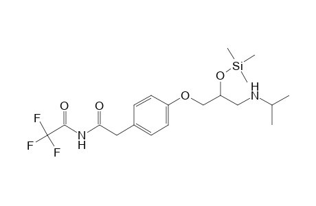O-(trimethylsilyl)-N-(trifluoroacetyl)atenolol
