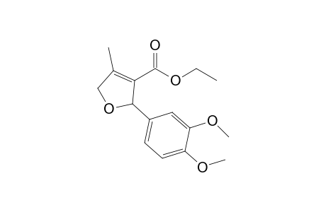 2-(3',4'-Dimethoxyphenyl)-3-(ethoxycarbonyl)-4-methyl-2,5-dihydrofuran