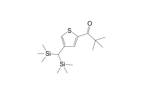 1-(4-(bis(Trimethylsilyl)methyl)thiophen-2-yl)-2,2-dimethylpropan-1-one