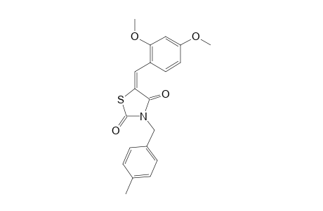 5-(2,4-Dimethoxy-benzylidene)-3-(4-methyl-benzyl)-thiazolidine-2,4-dione