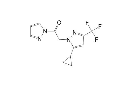 5-cyclopropyl-1-[2-oxo-2-(1H-pyrazol-1-yl)ethyl]-3-(trifluoromethyl)-1H-pyrazole