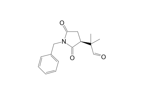 (S)-2-(1-benzyl-2,5-dioxopyrrolidin-3-yl)-2-methylpropanal