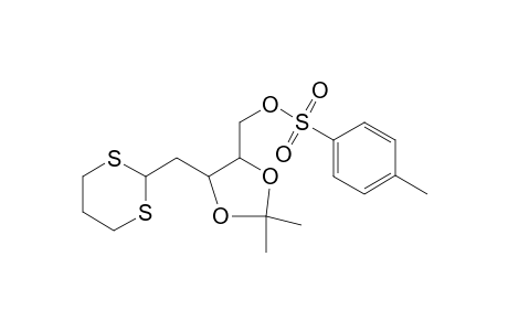 2-Deoxy-3,4-O-(1-methyl-1,1-ethanediyl)-5-O-[(4-methylphenyl)sulfonyl]-D-erythro-pentose Cyclic 1,3-Propanediyl Mercaptal