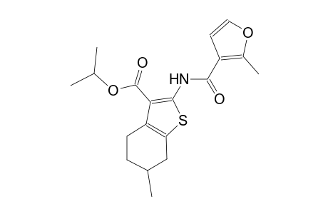 isopropyl 6-methyl-2-[(2-methyl-3-furoyl)amino]-4,5,6,7-tetrahydro-1-benzothiophene-3-carboxylate