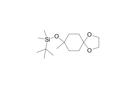 tert-Butyldimethyl((8-methyl-1,4-dioxaspiro[4.5]decan-8-yl)oxy)silane
