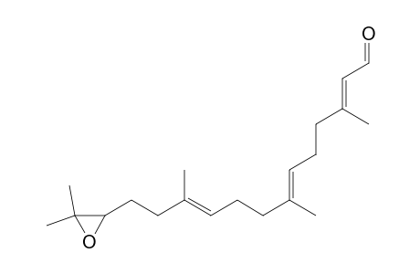 (2E,6E,10E)-13-(3,3-dimethyl-2-oxiranyl)-3,7,11-trimethyltrideca-2,6,10-trienal