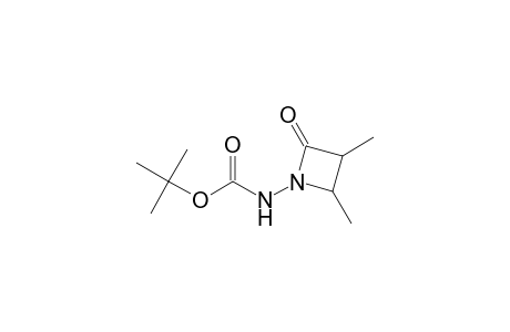 1-[(t-butoxycarbonyl)amino]-3,4-dimethylazetidin-2-one