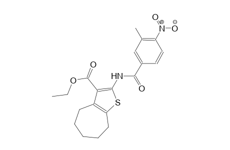 4H-cyclohepta[b]thiophene-3-carboxylic acid, 5,6,7,8-tetrahydro-2-[(3-methyl-4-nitrobenzoyl)amino]-, ethyl ester