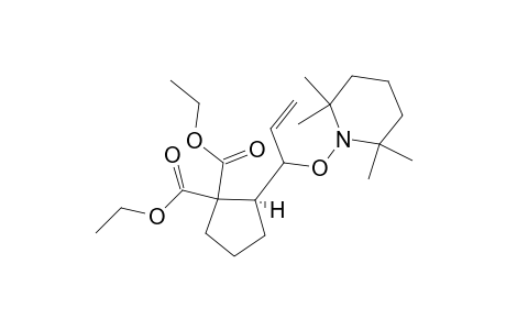 Diethyl 2-[3'-(2",2",6",6"-tetramethylpiperidin-1"-yloxy)prop-1'-en-1'-yl]cyclopentane-1,1-dicarboxylate