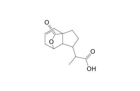rel-(1S,3aS,7R,7aS)-1,2,3,6,7,7a-hexahydro-.alpha.(S)-methyl-9-oxo-7,3a-(epoxymethano)-3aH-indene-1-acetic-1-acetic acid