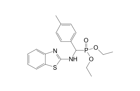 Diethyl (4-methylphenyl)(benzo[d]thiazol-2-ylamino)methyl Phosphonate