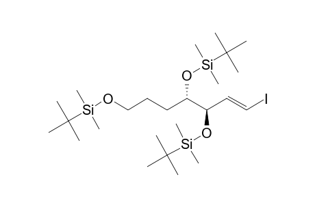 (E,3R,4S)-1-Iodo-3,4,7-tris(tert-butyldimethylsilyloxy)-1-heptene
