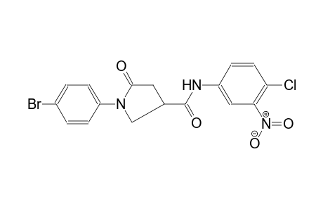 3-pyrrolidinecarboxamide, 1-(4-bromophenyl)-N-(4-chloro-3-nitrophenyl)-5-oxo-