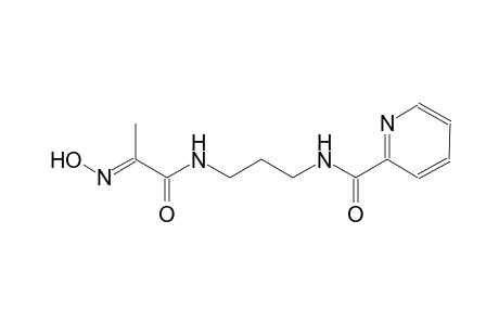 2-pyridinecarboxamide, N-[3-[[(2E)-2-(hydroxyimino)-1-oxopropyl]amino]propyl]-