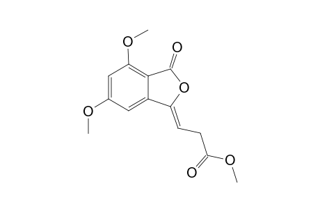 Methyl 3-(4',6'-dimethoxy-3'-oxoisobenzofuran-1(3H)-ylidene)-propanoate