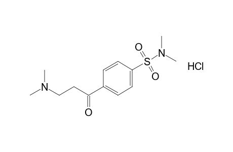 p-[3-(dimethylamino)propionyl]benzenesulfonamide, hydrochloride