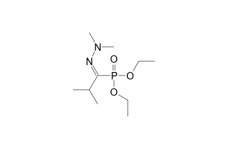 N-[1-(O,O-Diethylphosphonato)-2-methylpropylidene]-N',N'-dimethylhydrazone