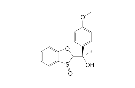 2-[(1R)-1'-(p-Methoxyphenyl)-1'-hydroxyethyl]-1,3-benzoxathiol-3(2H)-oxide