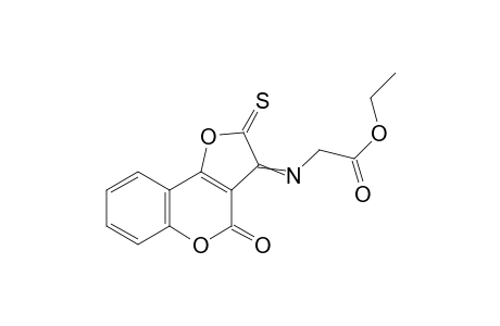 3-(Ethoxycarbonylmethylimino)-2-thioxo-4H-furo[3,2-c]chromen-4(2H)-one