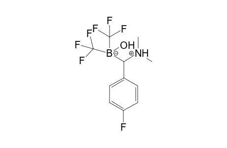5,5,5-Trifluoro-3-(4-fluorophenyl)-4-hydroxy-2-methyl-4-(trifluoromethyl)-2-azonia-4-boratapentane