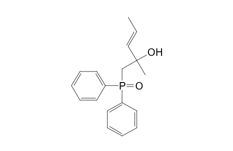 1-Diphenylphosphinoyl-2-methylpent-3-en-2-ol