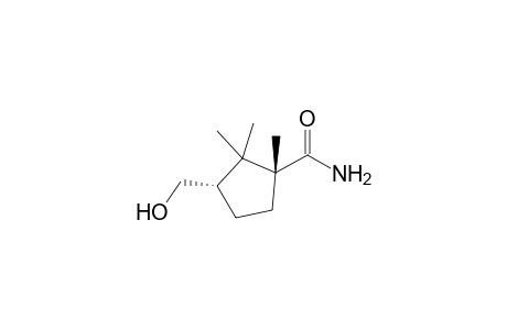 (1R,3S)-1,2,2-trimethyl-3-methylol-cyclopentanecarboxamide
