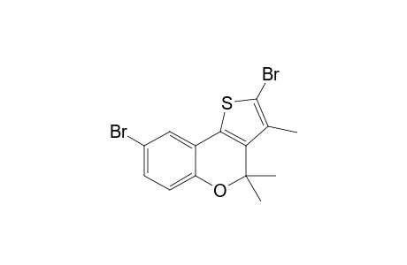 2,8-Dibromo-3,4,4-trimethyl-4H-thieno[3,2-c]benzopyran