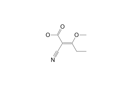 (Z)-2-cyano-3-methoxypent-2-enoic acid