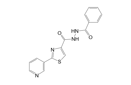 1-benzoyl-2-{[2-(3-pyridyl)-4-thiazolyl]carbonyl}hydrazine