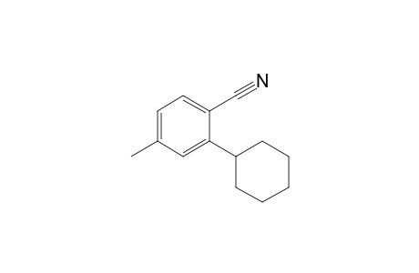 2-Cyclohexyl-4-methylbenzonitrile