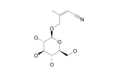 OSMARONIN;Z-4-BETA-GLUCOPYRANOSYLOXY-3-METHYLBUT-2-ENE-NITRILE