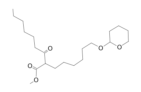 2-(6'-Tetrahydropyranyloxyhexyl)-3-keto-1-nonanoic acid methyl ester