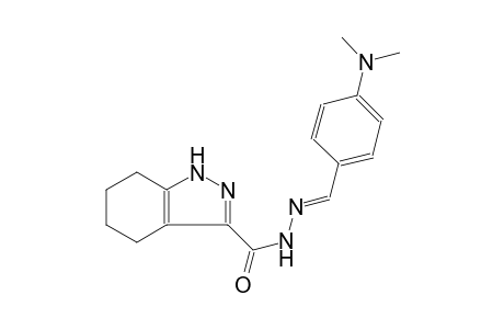 1H-indazole-3-carboxylic acid, 4,5,6,7-tetrahydro-, 2-[(E)-[4-(dimethylamino)phenyl]methylidene]hydrazide