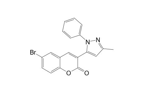 6-Bromo-3-(3-methyl-1-phenyl-1H-pyrazol-5-yl)-2H-chromen-2-one