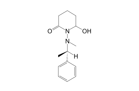 (6RS)-6-Hydroxy-N-[N-methyl-N-[1(S)-phenylethyl]amino]-2-pyrrolidinone